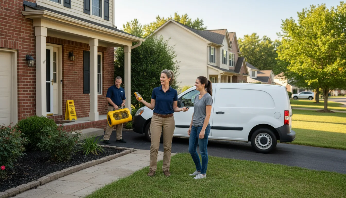 Water restoration image for Mold Remediation in Burbank, OK